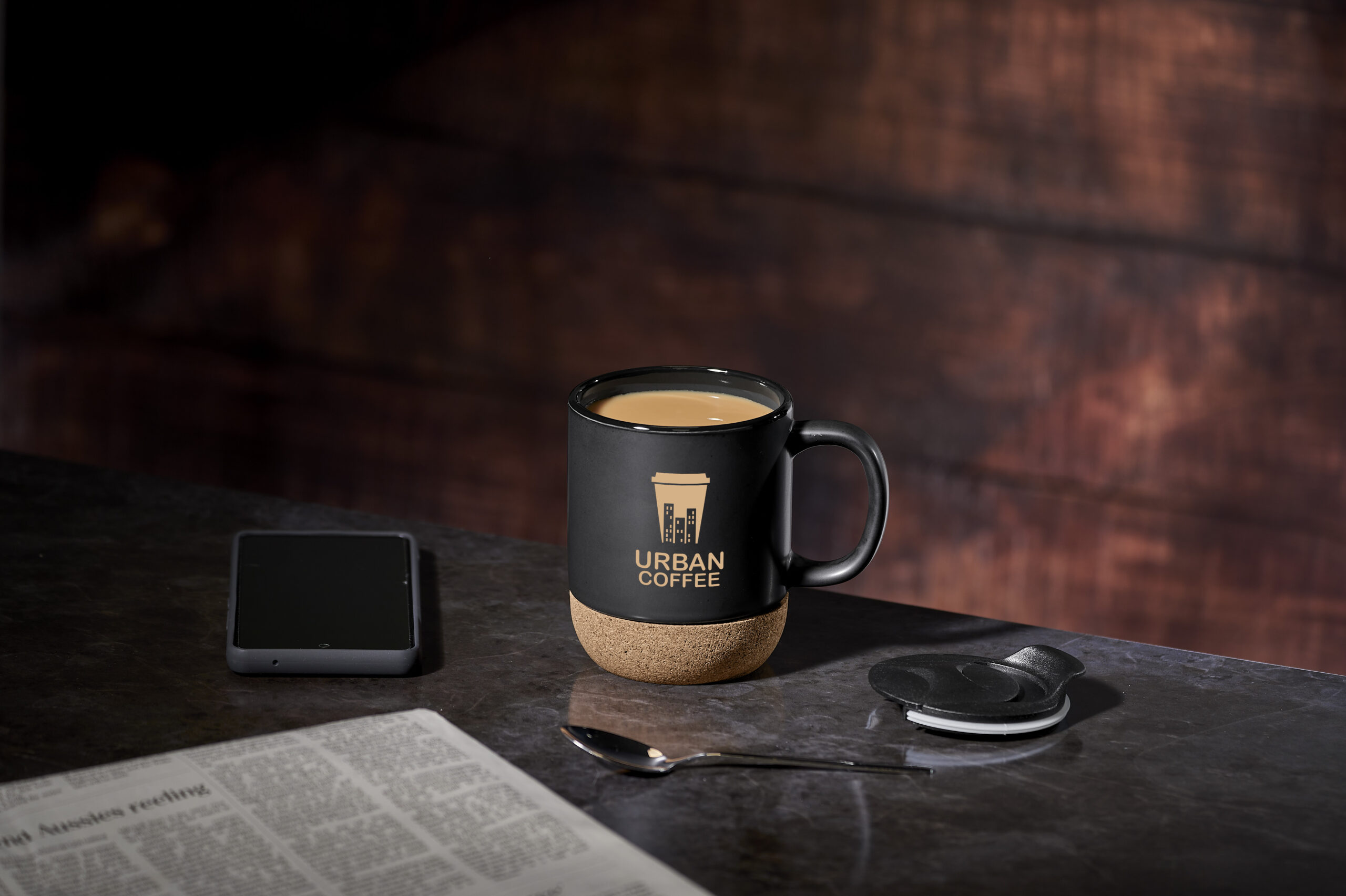 Corporate gifts Pretoria: branded mug lifestyle